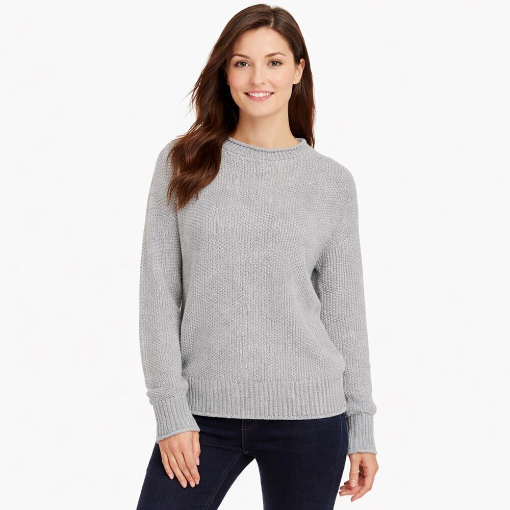 Jessica Simpson Mallory Roll Neck Sweater Womens XL Gray NWT 1438279